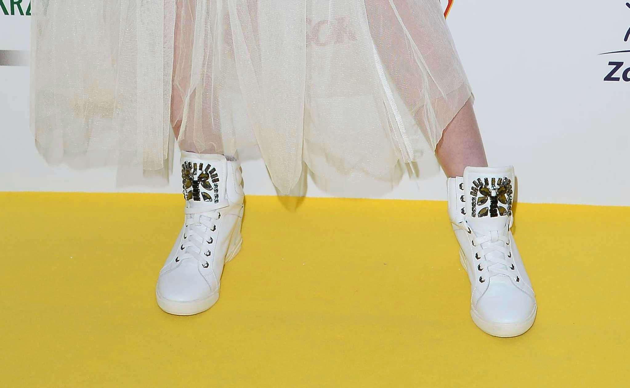 Roksana Węgiel - buty, konferencja promująca TOP of the TOP Sopot Festival 2019