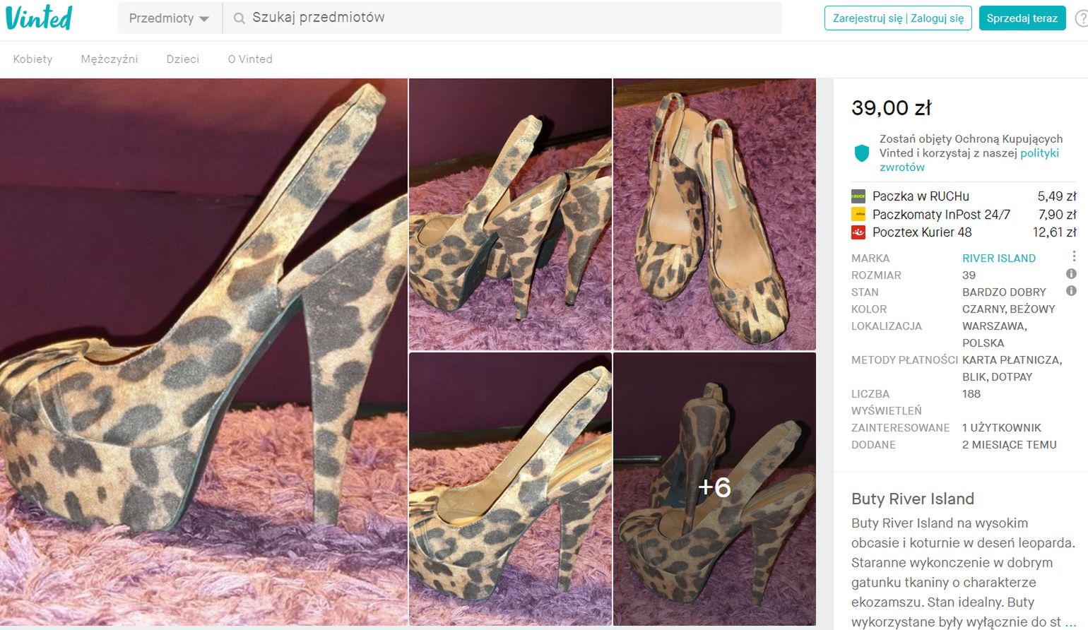 Kasia Skrzynecka sprzedaje buty i ubrania