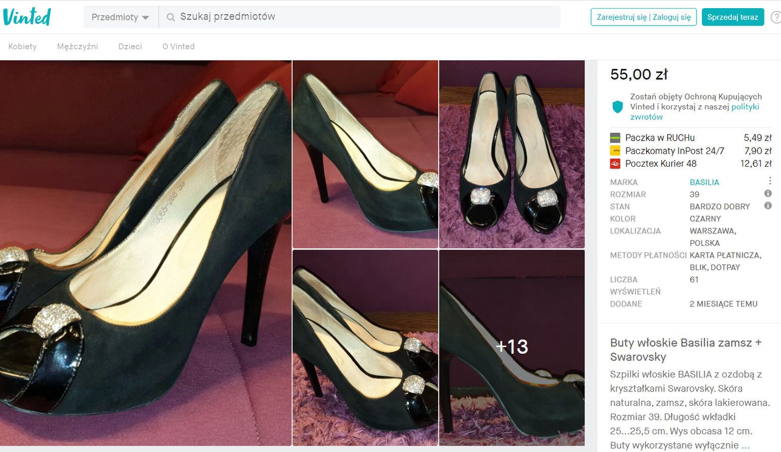 Kasia Skrzynecka sprzedaje buty i ubrania