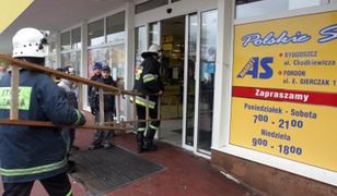 Eksplozja w supermarkecie w Bydgoszczy