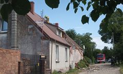 Małoszyce. Wybuch gazu. Jedna osoba poparzona, wielu ewakuowanych