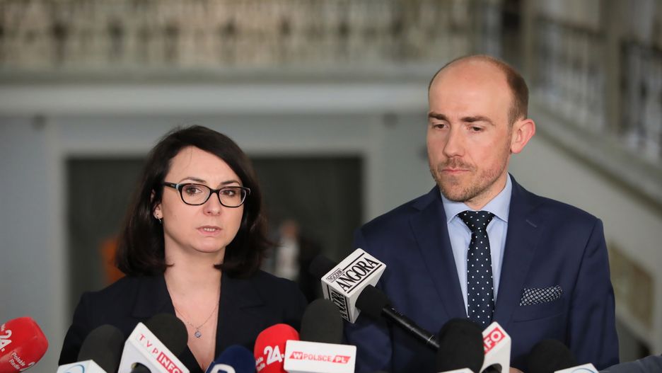 Kamila Gasiuk-Pihowicz i Borys Budka