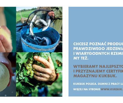 Magazyn kulturalno-kulinarny KUKBUK wprowadza swój certyfikat jakości - „KUKBUK poleca”!