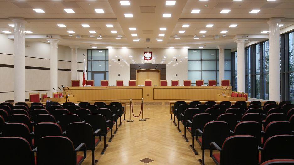 Sala rozpraw Trybunału Konstytucyjnego