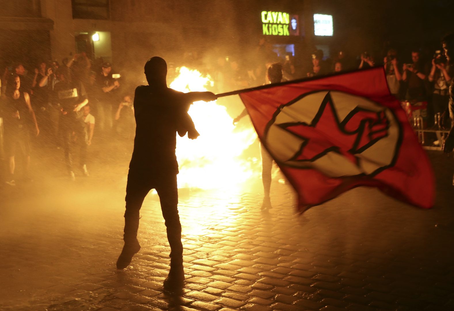 Protest przeciwko G20 w Hamburgu