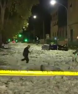 Rzym sparaliżowany. Grad oraz oblodzenie unieruchomiły dziesiątki aut