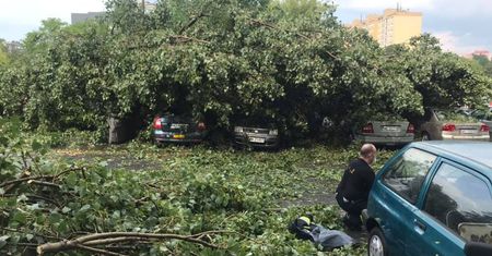 Deszcz, burza i nawałnice nad Polską. Ogromne zniszczenia, około trzech tysięcy odbiorców bez prądu