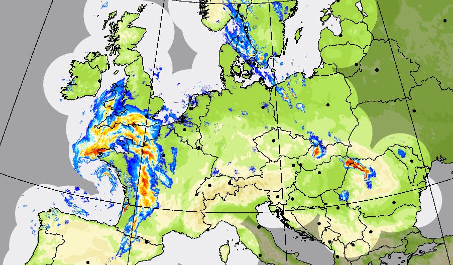 Prognoza pogody i przewidywane burze nad Polską i nad Europą 