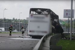 Pożar autokaru, którym podróżowało 21 osób. 4 dzieci w szpitalu