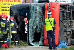 Wypadek Polskiego Busa na Podkarpaciu. 38 osób jest rannych, droga jest zablokowana