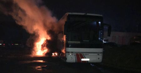 Fake news: Polski autobus spalony we Lwowie.