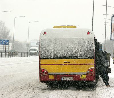 "To ich najbardziej boję się zimą w autobusach"