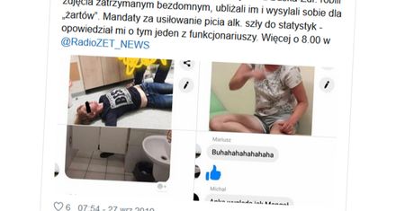 Busko-Zdrój. Skandal ze zdjęciami z komendy. "Poniżali zatrzymanych"