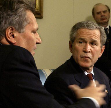 Bush nie ma czasu dla Kwaśniewskiego