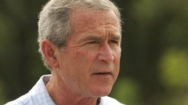 Bush na ranczo w Teksasie