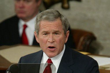 Bush chwali Irak, gani Iran i Syrię