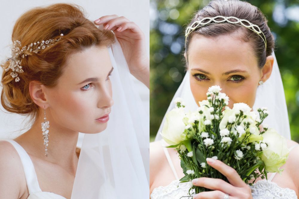 Upięcia ślubne z opaską i welonem to niestandardowe połączenia, które uwielbiają miłośniczki prostoty i elegancji 