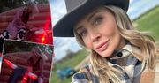 Agnieszka Woźniak-Starak w kusej sukience ujeżdża byka: "Spełniłam marzenie". Wygrała i zafundowała niezłe widoki kibicom