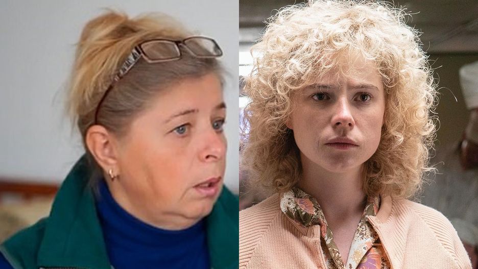 Ludmiła Ignatienko - prawdziwa po lewej, po prawej ta z serialu