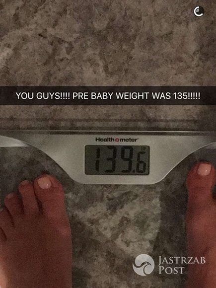 Ile waży Kim Kardashian? Około 63 kilogramy (fot. Snapchat Kim Kardashian)