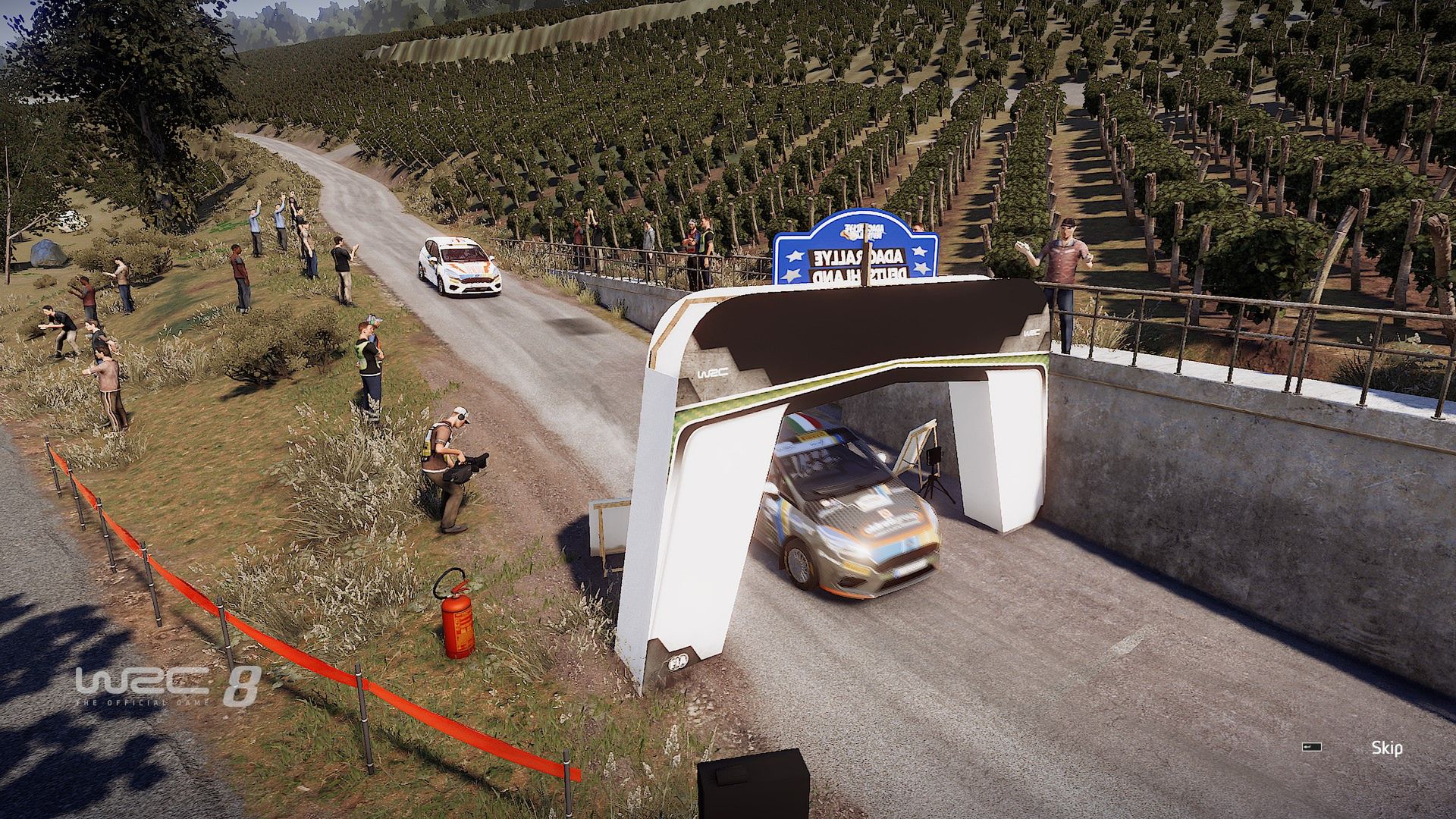 WRC 8. Panorama linii startu w Rajdzie Niemiec. 
