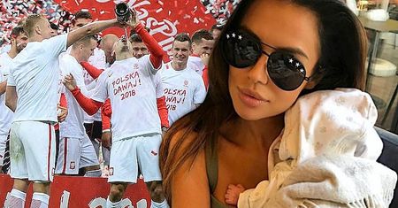 Natalia Siwiec z córką kibicują Polakom w meczu z Czarnogórą! To najsłodsze zdjęcie jakie dzisiaj zobaczycie