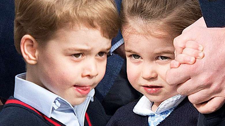 Książę George i księżniczka Charlotte