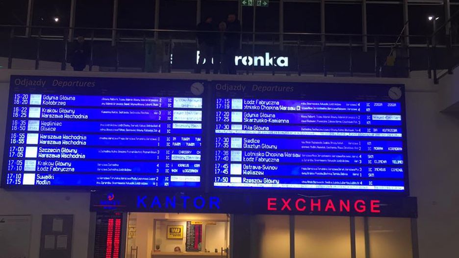 Duże opóźnienia są na trasie z Warszawy do Radomia