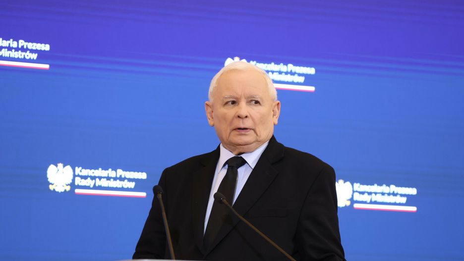 Konferencja po posiedzeniu Komitetu ds. Bezpiecze?stwa Narodowego
28.06.2023 Warszawa Konferencja prasowa po posiedzeniu Komitetu Rady Ministrow do spraw Bezpieczenstwa Narodowego i Spraw Obronnych
fot Jacek Dominski/REPORTER
N/z: Jaroslaw Kaczynski
Jacek Dominski/REPORTER