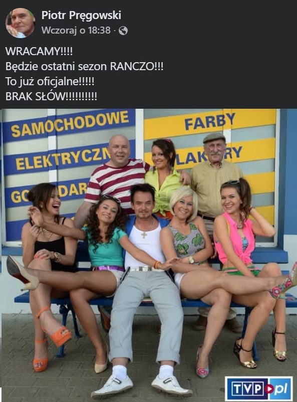 Wpis Piotra Pręgowskiego na Facebooku