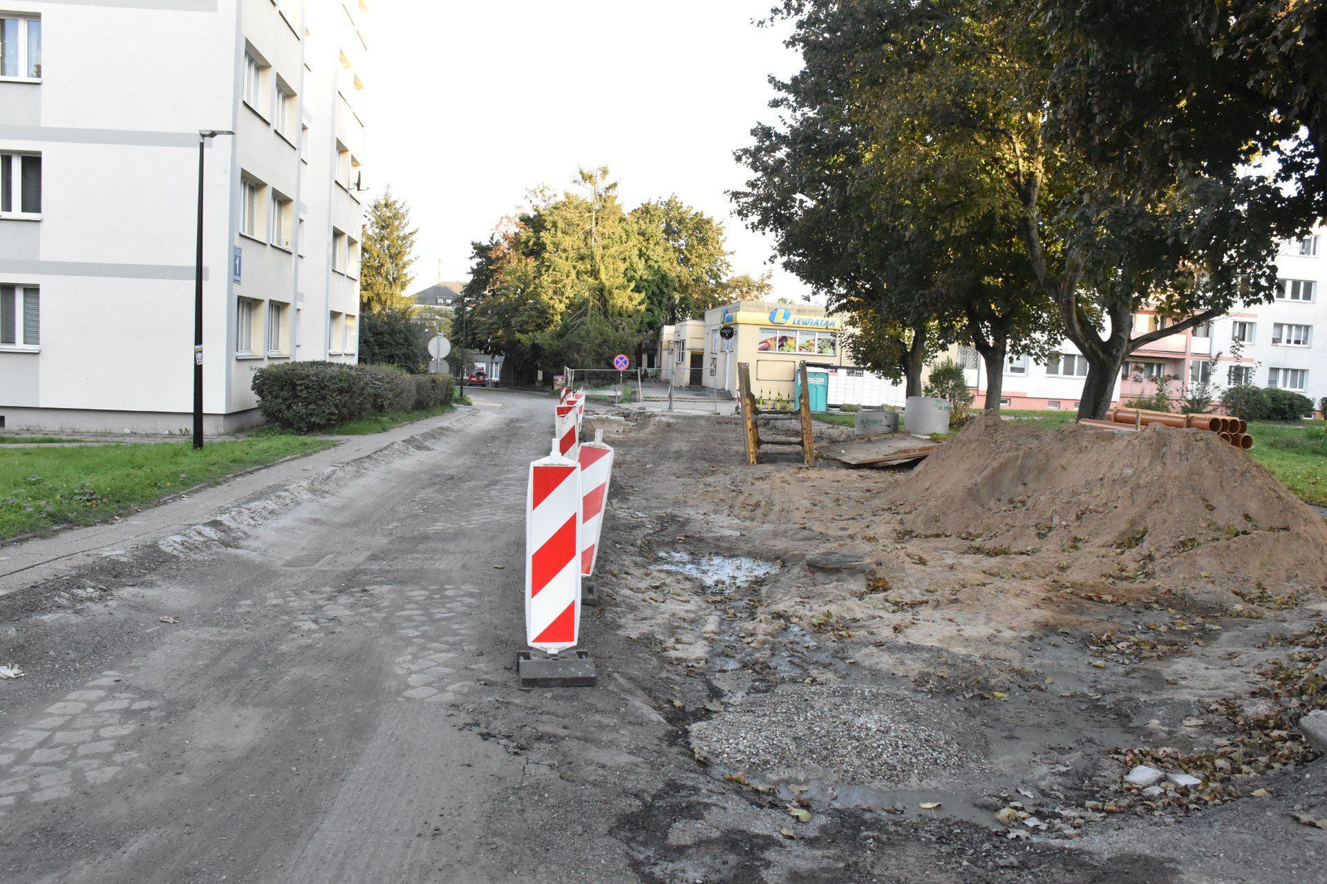Odkrycie na przebudowie ulicy Stare Miasto w Malborku