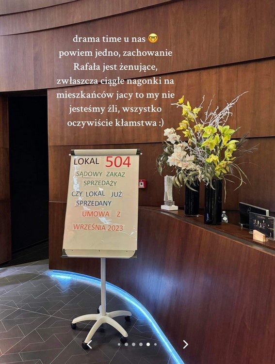 Codzienne życie mieszkańca apartamentu przy ul. Złotej 44