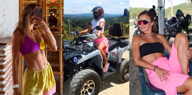 Tak Anna Lewandowska DOKAZYWAŁA na wakacjach w Kolumbii: rajd na quadach, sesja z motocyklami, babskie wycieczki, kolorowe stylówki (ZDJĘCIA)