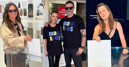 Gwiazdy meldują się przy urnach wyborczych: Maja Ostaszewska, Tomasz Kammel, Kinga Rusin... (ZDJĘCIA)
