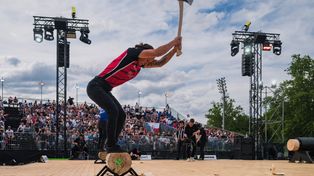 Wielkopolanin wśród najlepszych drwali świata. Michał Dubicki piąty podczas World Trophy 2026 w Budapeszcie