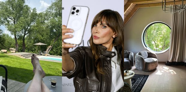 Słonko przygrzewa, więc można chillować. Agnieszka Dygant pokazała, jak się relaksuje w jej leśnej ostoi. Taka to pożyje? (ZDJĘCIA)