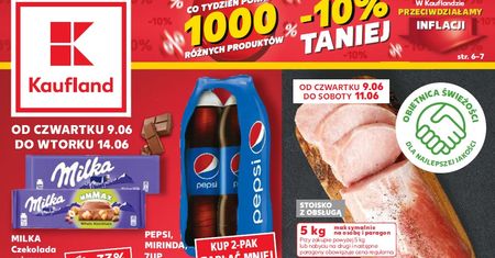 Kaufland nowa gazetka 9.06-14.06. Promocje w Kaufland od czwartku 9 czerwca