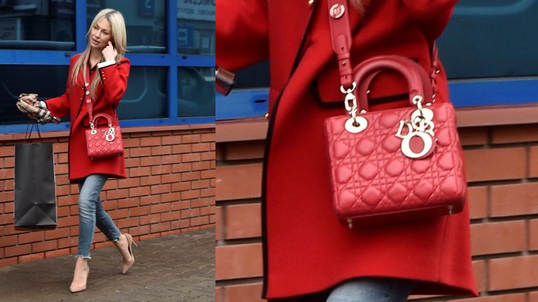 Magdalena Ogórek z torebką za 15 tysięcy złotych