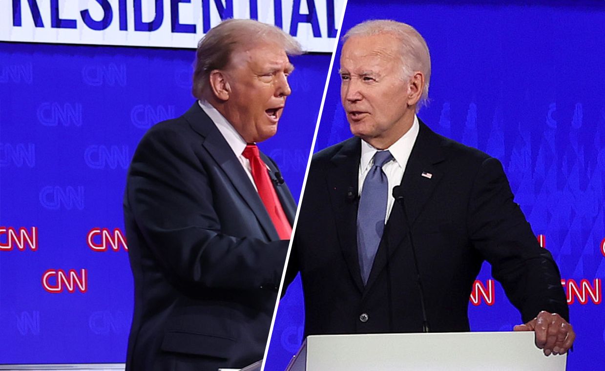 CNN survey declares Trump a winner of the Thursday debate, while Biden struggles with trust