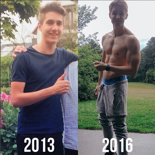 Fritz przytył ok. 18 kilogramów po tym, jak przeszedł na dietę