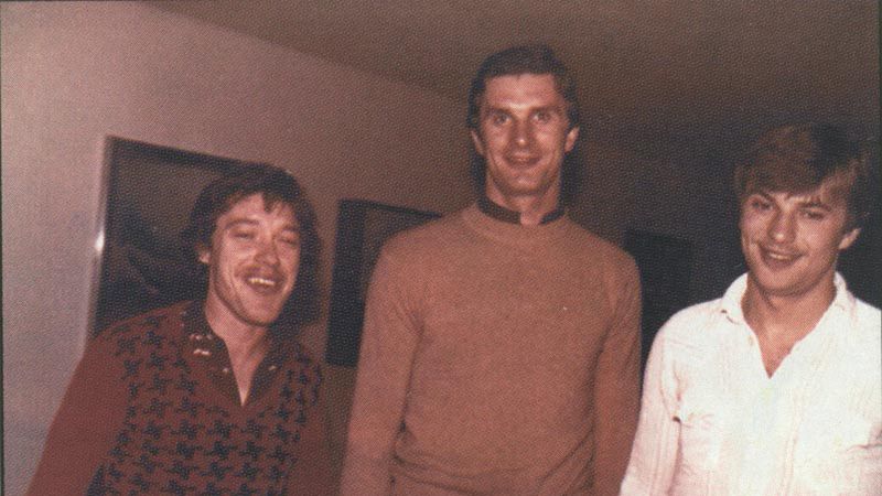 Władysłąw Żmuda II (w środku) oraz Janusz Sybis i Tadeusz Pawłowski (z prawej)