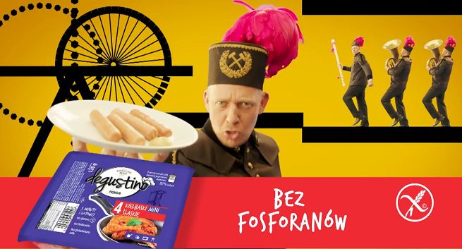 Kiełbaski Degustino reklamowane po śląsku i dziecięcemu (wideo)