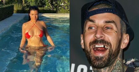 41-letnia Kourtney Kardashian kusi perfekcyjną sylwetką w SKĄPYM BIKINI! Miłość jej służy? (FOTO)