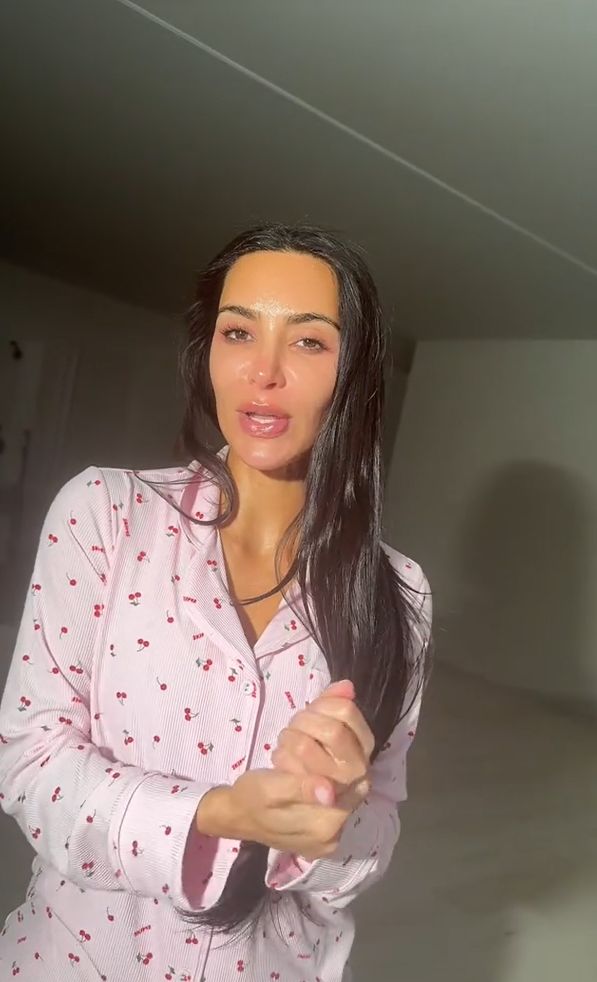 Kim Kardashian bez makijażu 