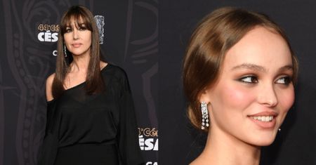 Cezary 2019: Posągowa Monica Bellucci i wychudzona Lily-Rose Depp błyszczą na finałowej gali (ZDJĘCIA)