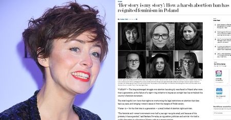 "The Washington Post" pisze o Natalii Przybysz: "Dziesiątki tysięcy kobiet stają przed identycznym wyborem"