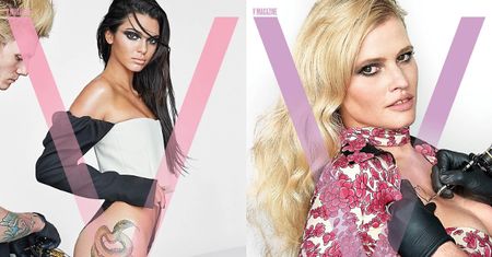 Kendall i Lara tatuują się dla "V Magazine"