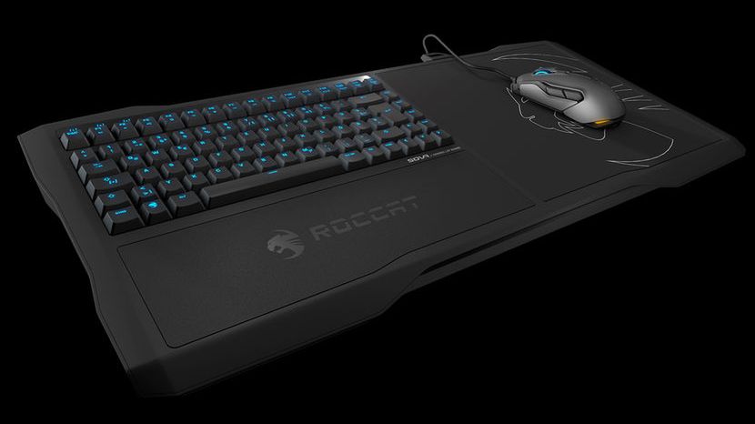 Roccat Sova: klawiatura i podkładka pod mysz do grania przed telewizorem 1