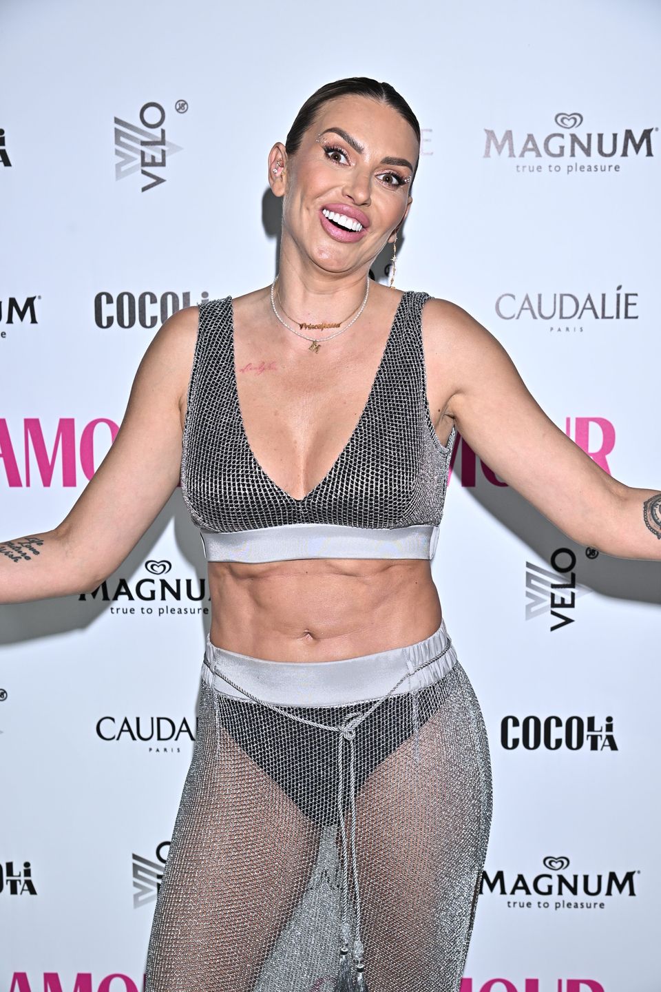 Monika Goździalska na 20. urodzinach "Glamour"