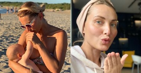 Joanna Moro IRYTUJE fanów zdjęciem podczas karmienia piersią: "Czy to konto jest od CHWALENIA SIĘ DZIECKIEM?" (FOTO)